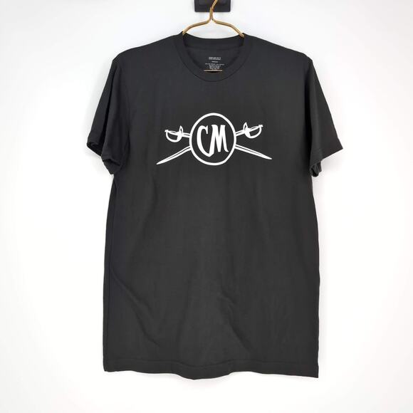 Captain Morgan Unisex Black with White Logo Tangerine Cotton T-Shirt - Size M - Picture 1 of 10